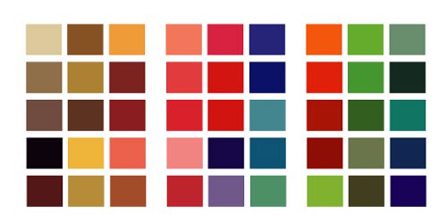 Cores indicadas para peles quentes