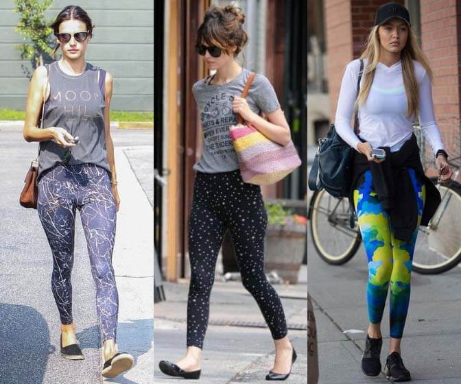 Legging Estampada Num Look Casual